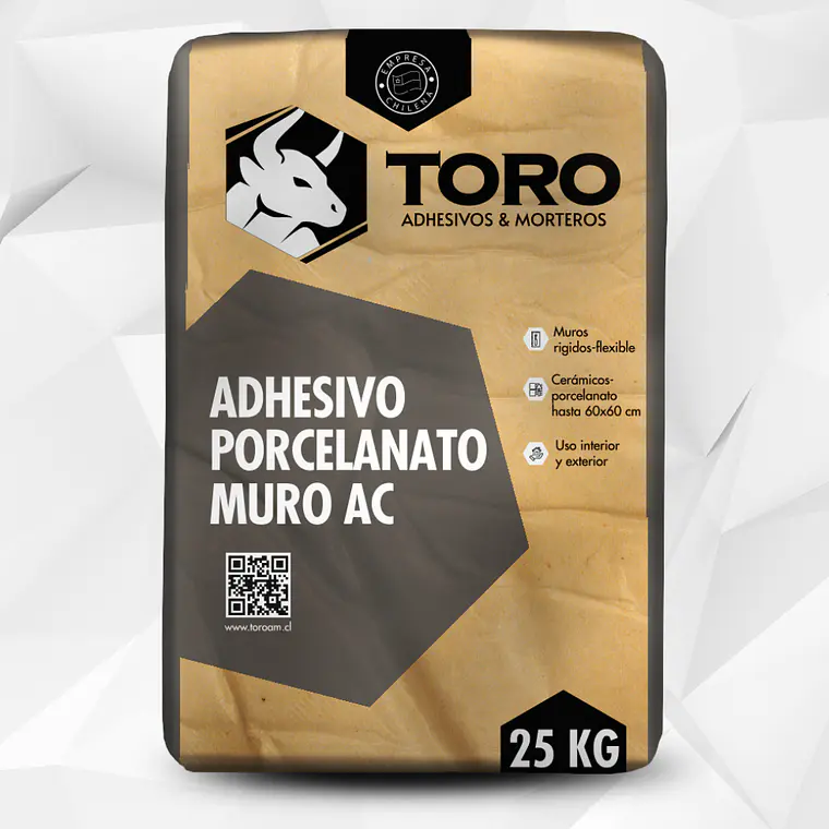 Adhesivo Porcelanato Muro AC Toro 25 kg 1