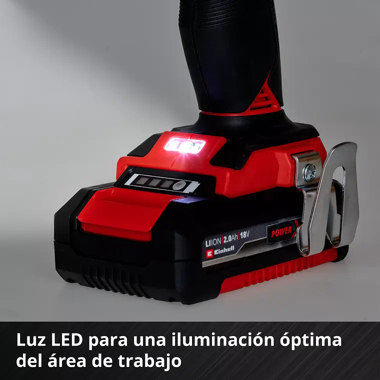 PROFESSIONAL Taladro de impacto inalámbrico TP-CD 18/50 Li-i BL (2x2,0Ah) 9