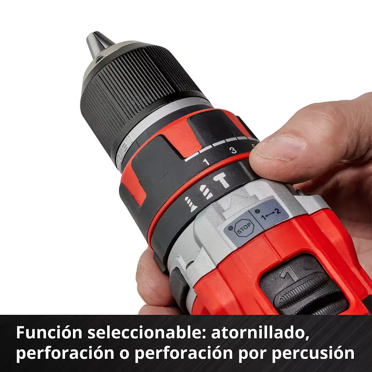 PROFESSIONAL Taladro de impacto inalámbrico TP-CD 18/50 Li-i BL (2x2,0Ah) 5