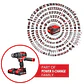 PROFESSIONAL Taladro de impacto inalámbrico TP-CD 18/70 Li-i BL (2x2,0Ah) - Miniatura 3