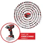 PROFESSIONAL Llave de impacto inalámbrica IMPAXXO 18/230 - Miniatura 3