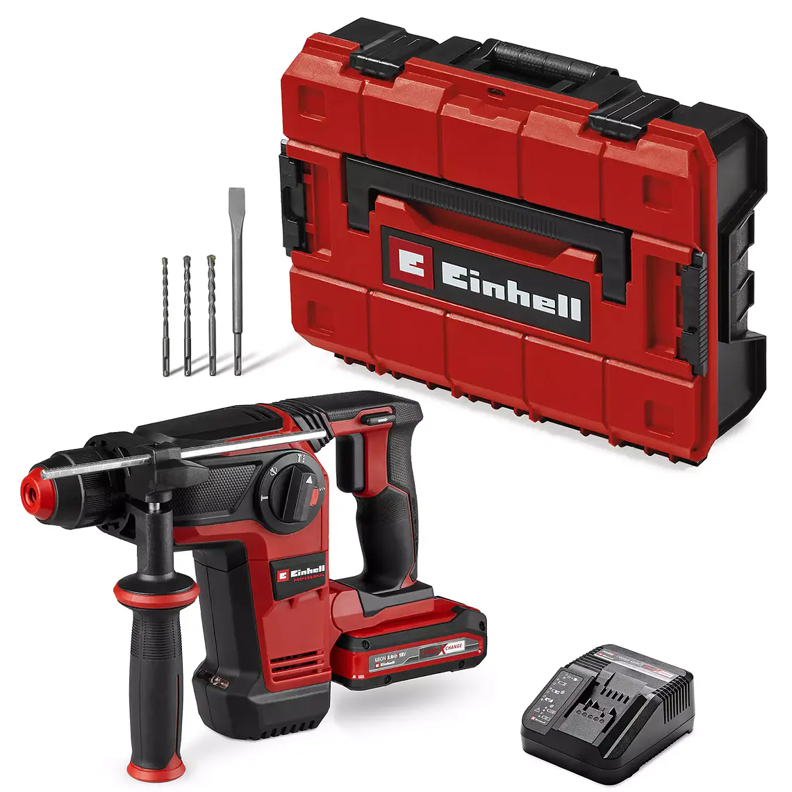 PROFESSIONAL Rotomartillo inalámbrico TP-HD 18/28 Li BL+4 (1x3,0Ah+) 1