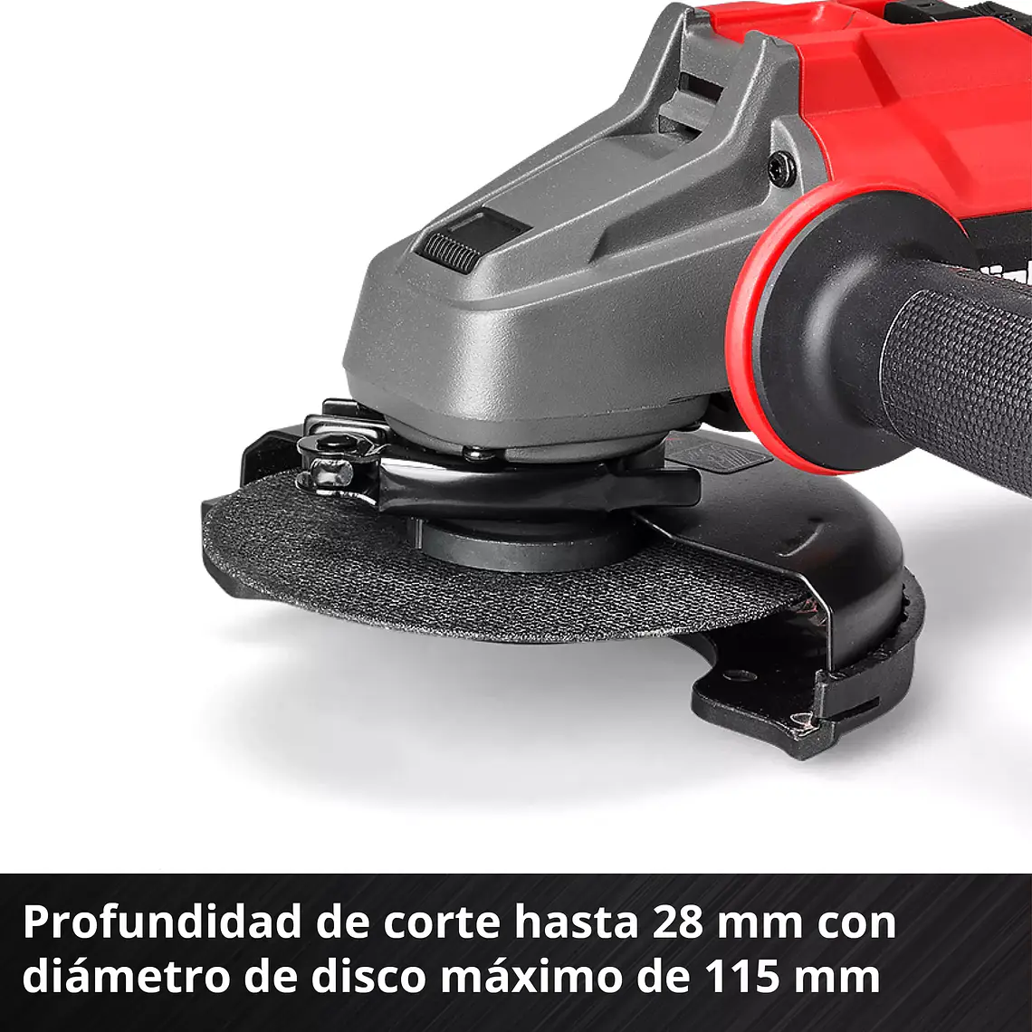 PROFESSIONAL Esmeril angular inalámbrico AXXIO 18/115 9