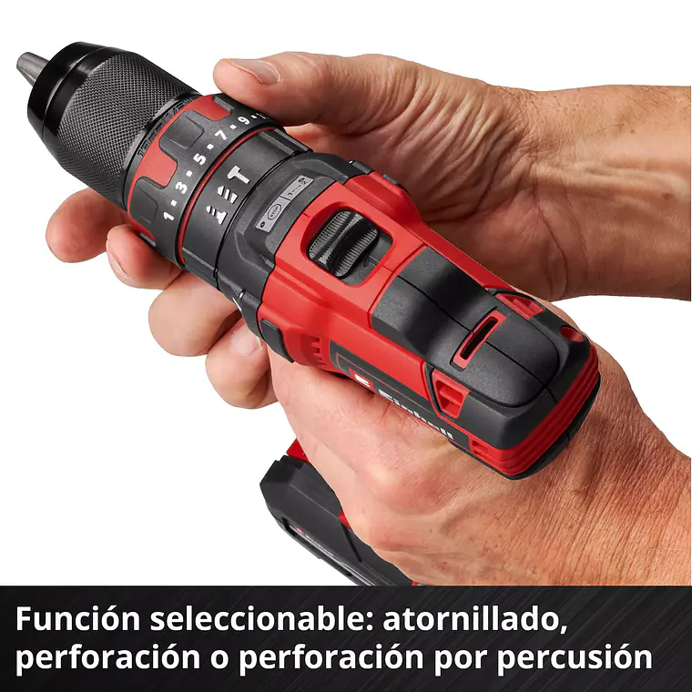 Taladro de impacto inalámbrico TE-CD 18/40 Li-i +64 (1x2,0Ah) 6