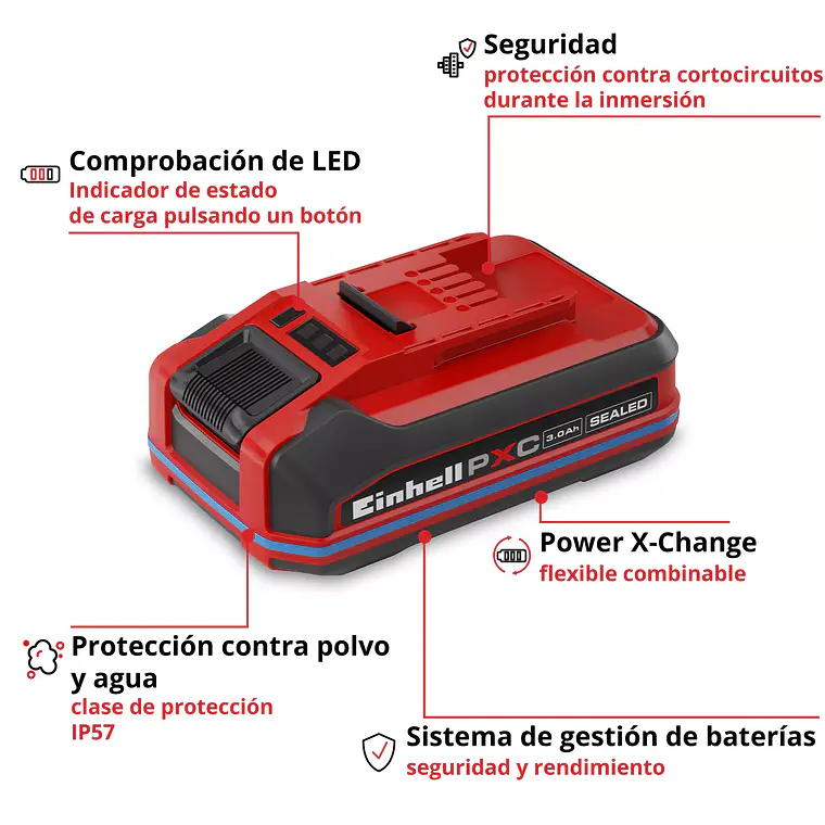 Batería PXC+ 18V 3,0Ah SEALED 3