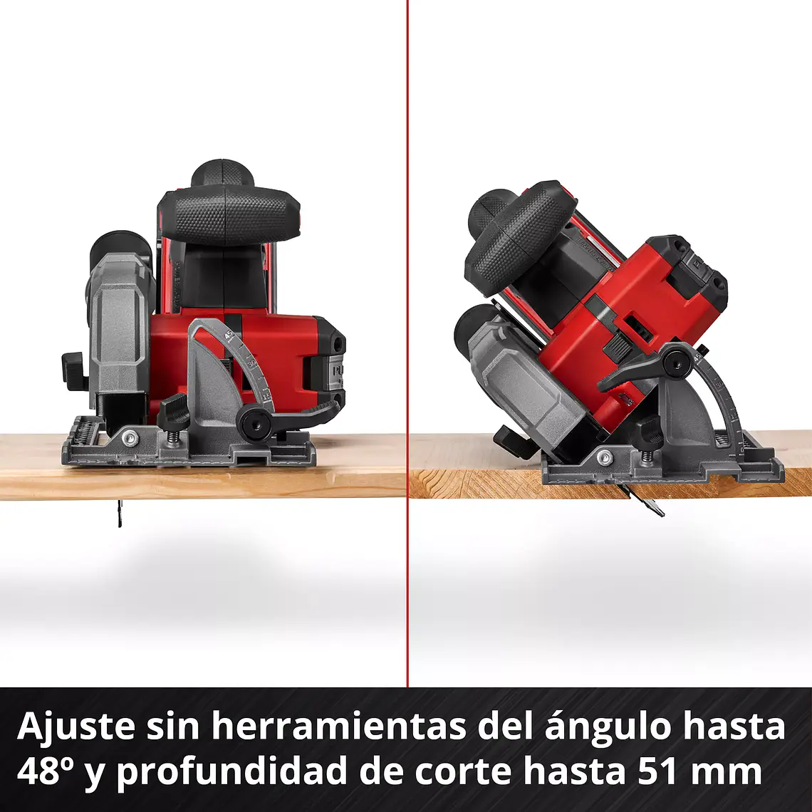 PROFESSIONAL Sierra circular inalámbrica TP-CS 18/136-C Li BL - Solo 11