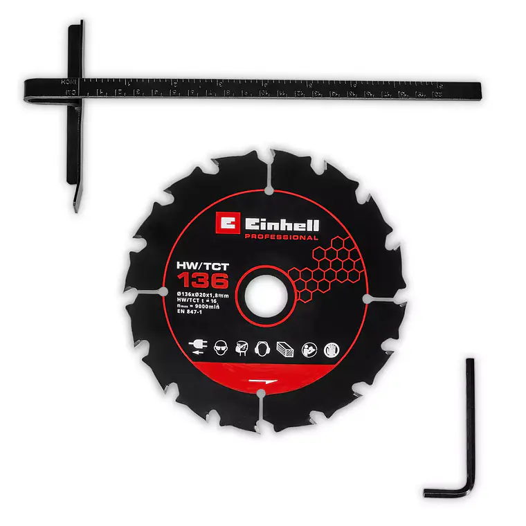 PROFESSIONAL Sierra circular inalámbrica TP-CS 18/136-C Li BL - Solo 2