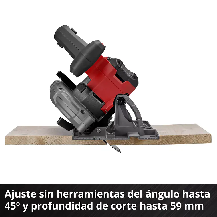 PROFESSIONAL Sierra circular inalámbrica TP-CS 18/165 Li BL - Solo 10
