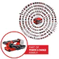 PROFESSIONAL Lijadora de banda inalámbrica TP-BS 18/457 Li BL - Solo - Miniatura 3