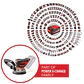 PROFESSIONAL Lijadora roto orbital inalámbrica TP-RS 18/32 Li BL - Solo - Miniatura 3