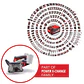 PROFESSIONAL Rozadora inalámbrica TP-MA 36/30 Li BL - Solo - Miniatura 2