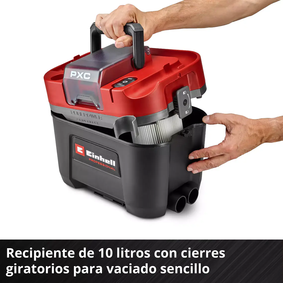 PROFESSIONAL Aspiradora en seco / humedo Inalámbrica TP-VC 18/10 Li BL L-Solo 11