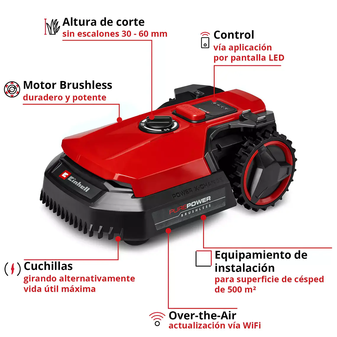 Cortadora de césped robóticas FREELEXO 500 4