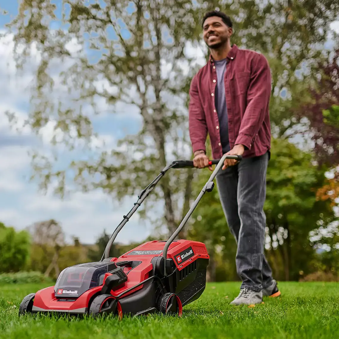 Cortacésped inalámbrico GE-CM 18/32 C Li BL-Solo 4
