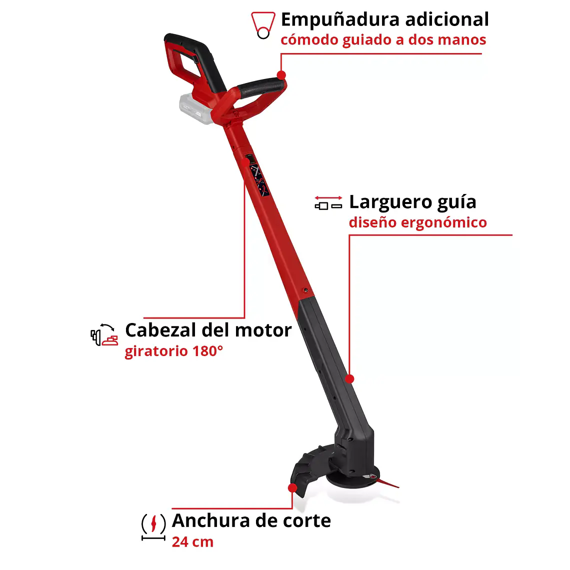 Orilladora inalámbrica GC-CT 18/2411 Li P-Solo 4