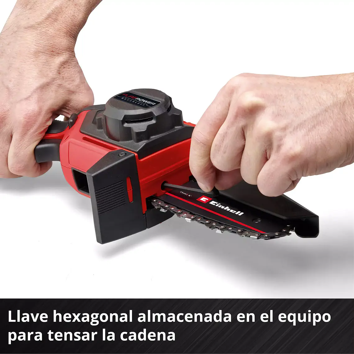 Motosierra inalámbrica GE-PS 18/15 Li BL-Solo 7