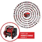 Compresor de aire inalámbrico TE-AC 36/150 Li OF-Solo - Miniatura 2