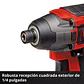 PROFESSIONAL Atornillador de impacto inalámbrico TP-CI 18/220 Li BL - Solo - Miniatura 7