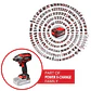 PROFESSIONAL Atornillador de impacto inalámbrico TP-CI 18/220 Li BL - Solo - Miniatura 2
