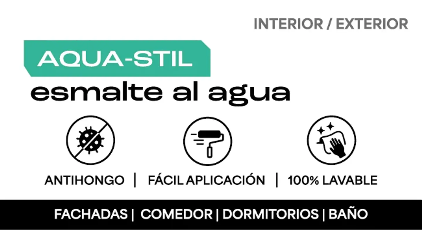 Esmalte al Agua AQUA-STIL Tineta 4 GL 2