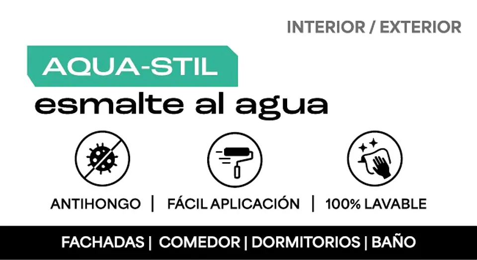 Esmalte al Agua AQUA-STIL Tineta 4 GL 2