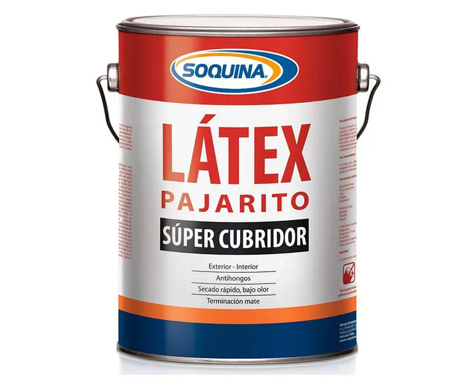Latex Pajarito Super Cubriente Soquina 1