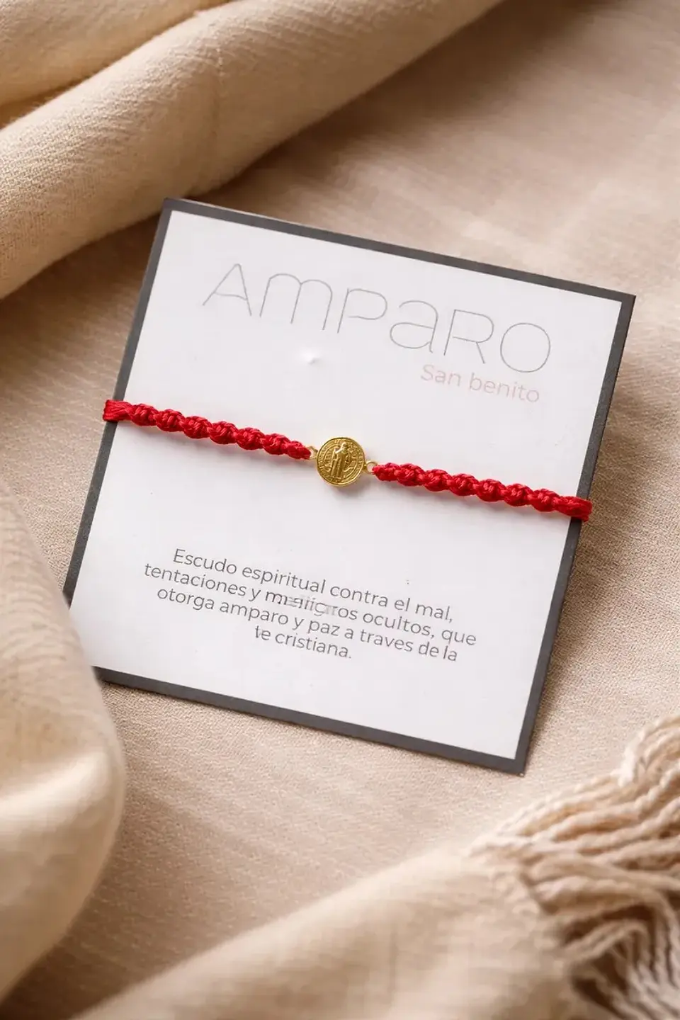 Pulsera protectora San benito ajustable 1