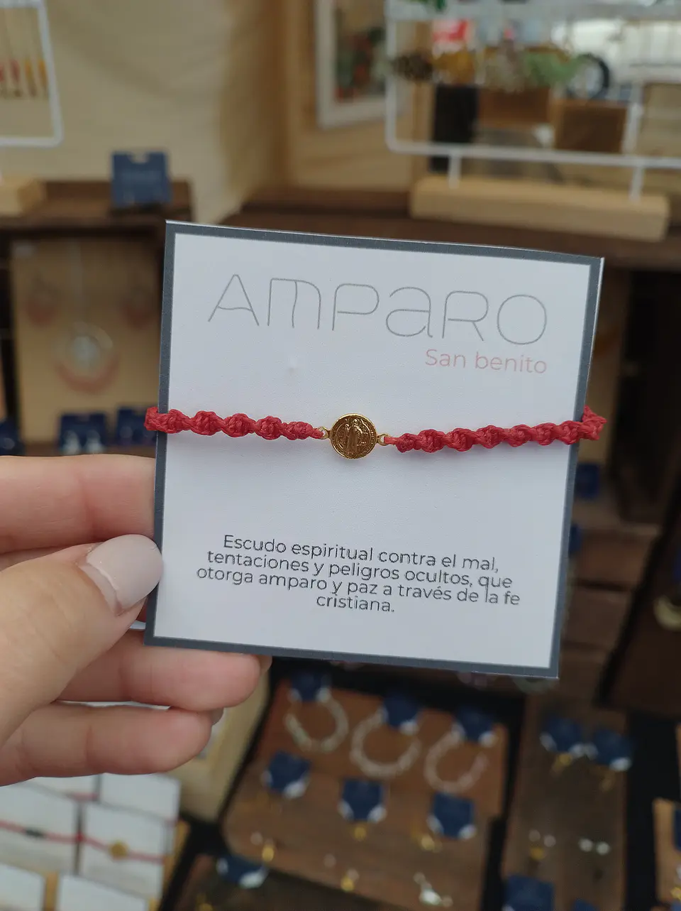 Pulsera protectora San benito ajustable 4