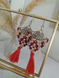 Aros  macramé Red - Miniatura 5