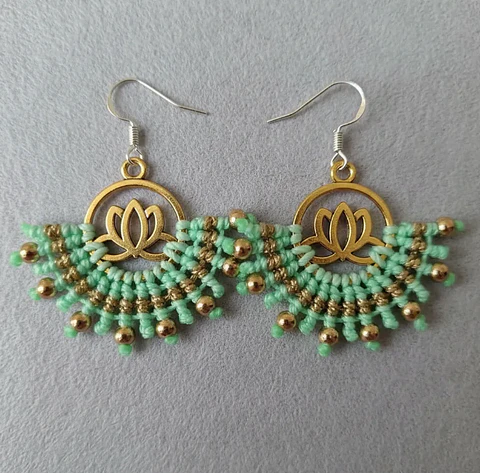 Aros Lotus Verde agua