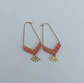 Argollas Macramé Cleo Rosado Viejo - Miniatura 3