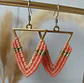 Aros Macramé Lola Rosa palo - Miniatura 1