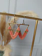 Aros Macramé Lola Rosa palo - Miniatura 5