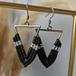 Aros Macramé Lola negro  - Miniatura 1