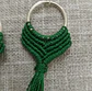 Aros Macramé Alma verde - Miniatura 3