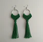 Aros Macramé Alma verde - Miniatura 4