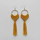 Aros Macramé Alma amarillo - Miniatura 1