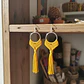 Aros Macramé Alma amarillo - Miniatura 4