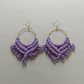 Aros Macramé Cotton Lila - Miniatura 1