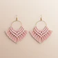 Aros Macramé Cotton Rosa - Miniatura 3
