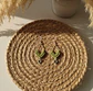 Aros Macramé Arum verdes - Miniatura 2