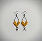 Aros Macramé Arum Amarillos - Miniatura 1