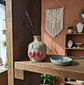 Aros Macramé Arum fucsias - Miniatura 4