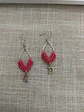 Aros Macramé Arum fucsias - Miniatura 5