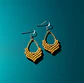 Aros Macramé Drop dorados - Miniatura 4