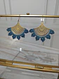 Aros Macramé Abba Azul - Miniatura 5
