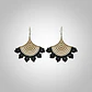 Aros Macramé Abba negros - Miniatura 4