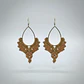 Aros Macramé Boho Beige - Miniatura 3