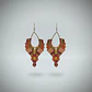 Aros Macramé Boho Rosa - Miniatura 4