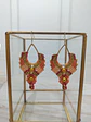 Aros Macramé Boho Rosa - Miniatura 5